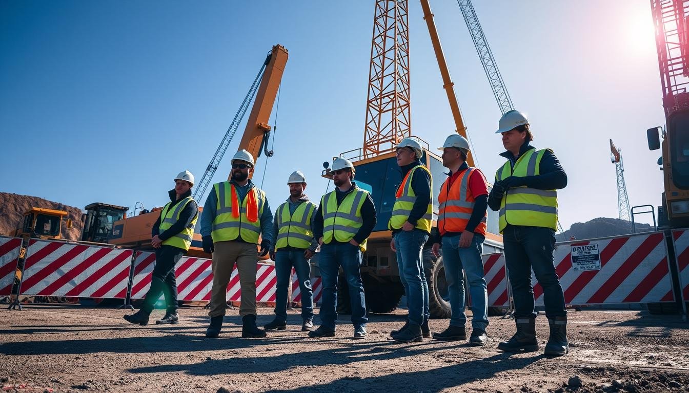 segurança em construção pesada